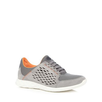 Clarks Grey 'Seremax Lace' trainers
